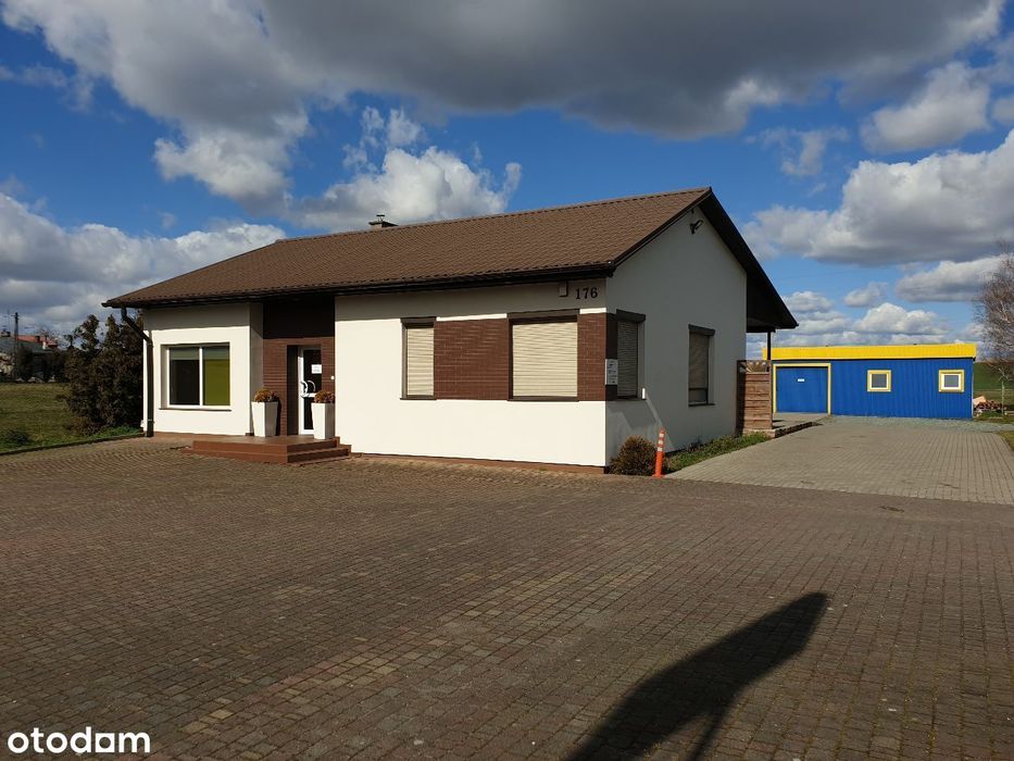 Budynek gabinety biura handel usługi Kalisz Łódzka magazyn