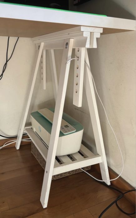 Cavaletes para secretaria - branco