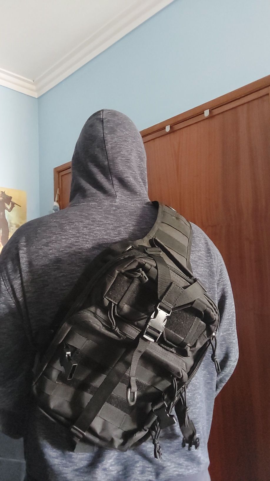 Mochila estilo militar