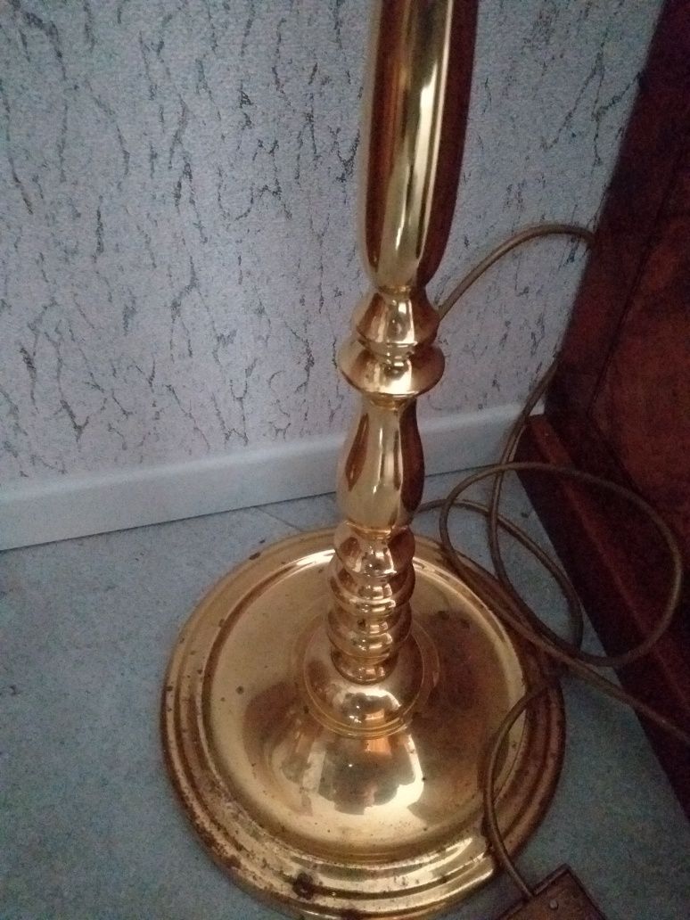 Włoski żyrandol i lampa stojąca