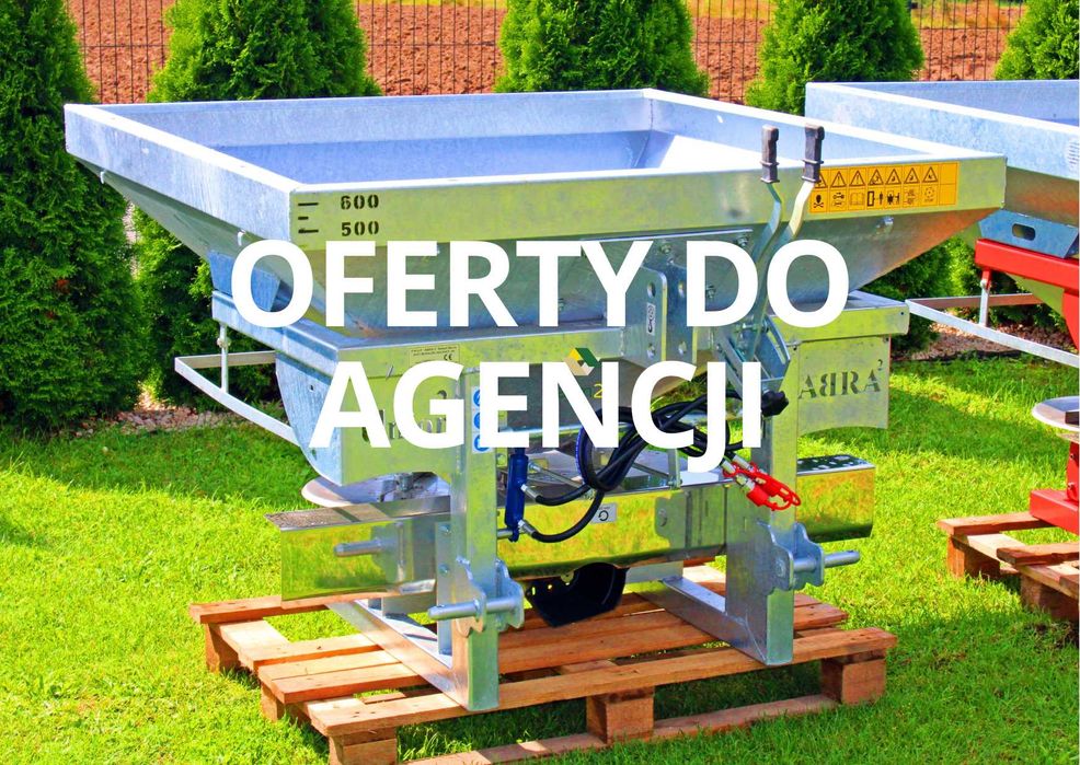 Rozsiewacz nawozów 600L 800L 1200L Siewnik do nawozu HYDRAULIKA *OCYNK