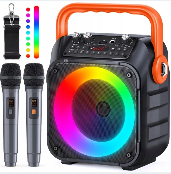 Zestaw mikrofonów bezprzewodowych karaoke