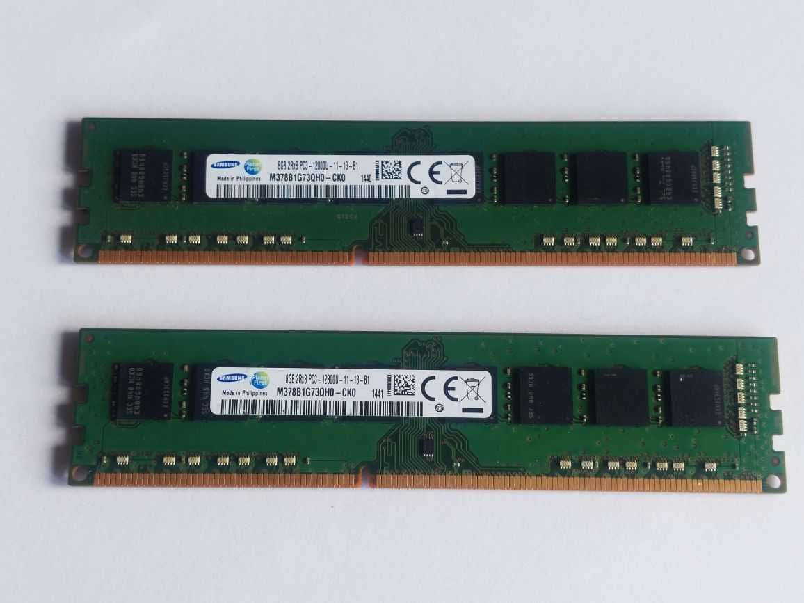 16 Gb RAM (2x 8 Gb DIMM) PC3-12800 (DDR3/1600)