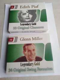 CDS Duplos  Edith Piaf e Glenn Miller - Legendary Gold. (4€ cada).