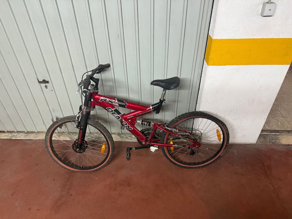 Bicicleta usada.