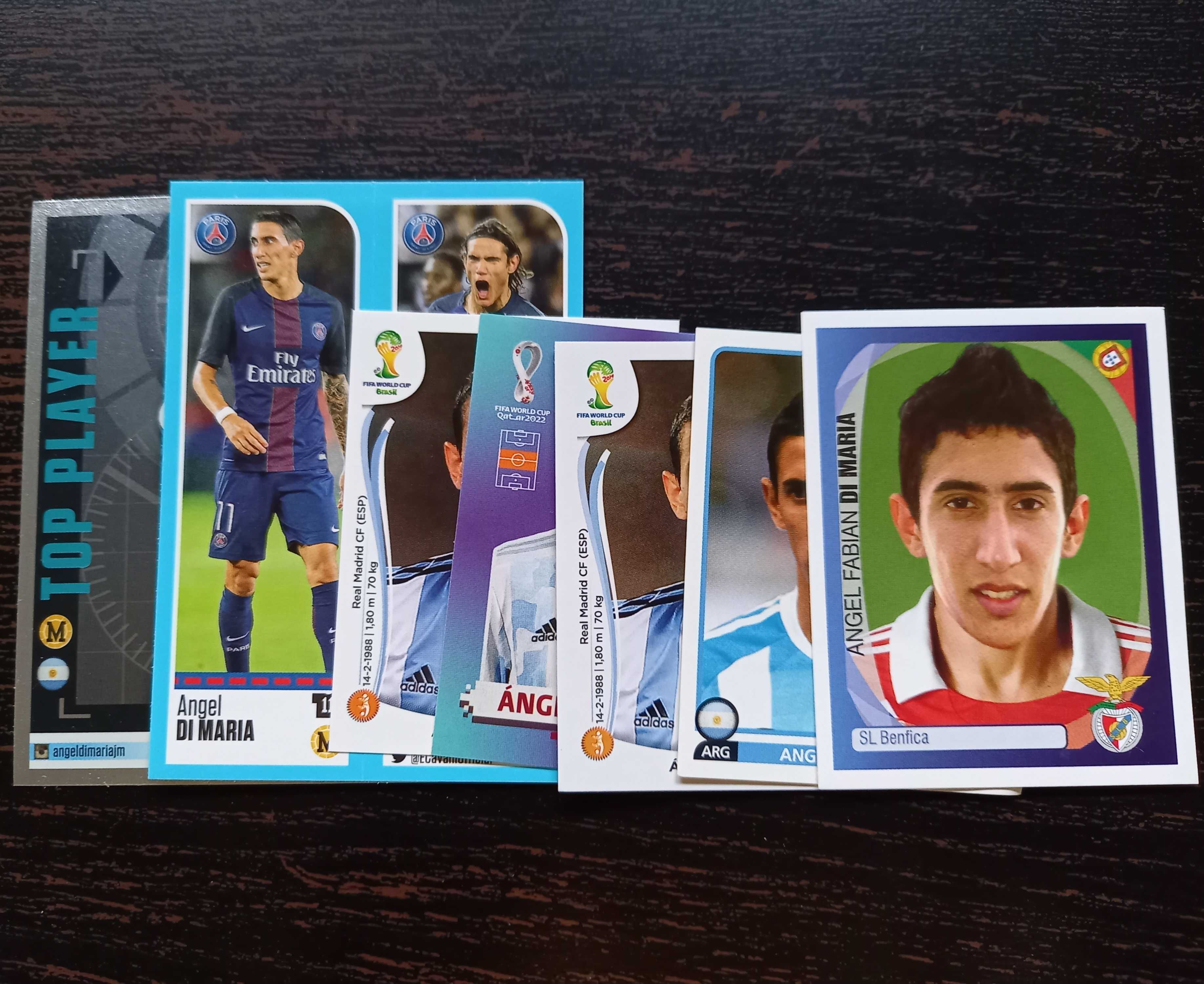 Cromos futebol de Angel Di Maria da Panini