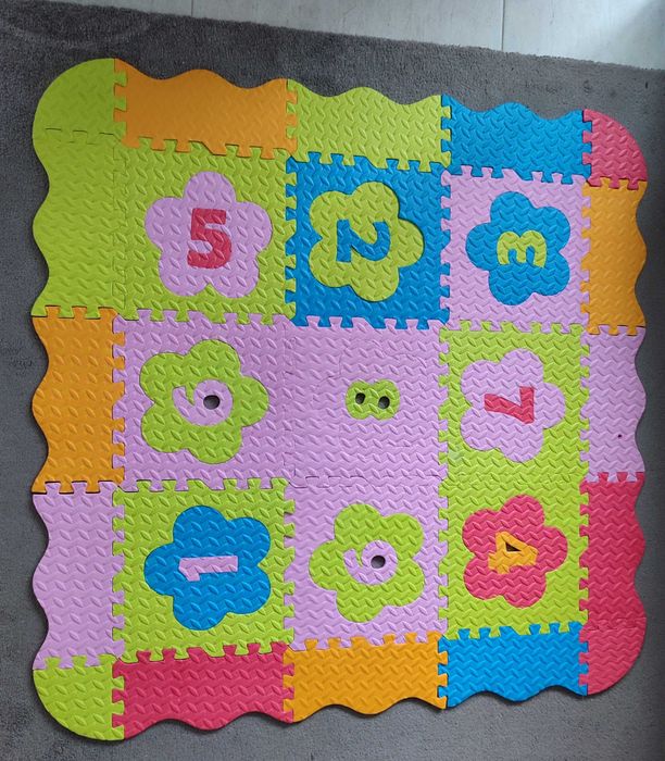 Коврик пазли термо кольоровий з цифрами