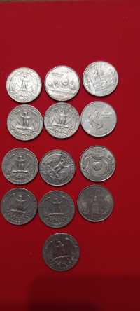 Монети Америка 25центов quarter