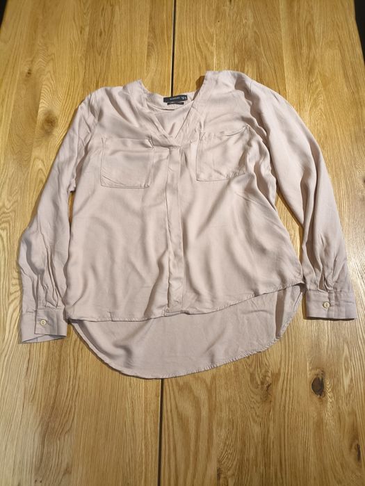 Bluzka Reserved kolor brudny róż 34 XS 100% wiskoza