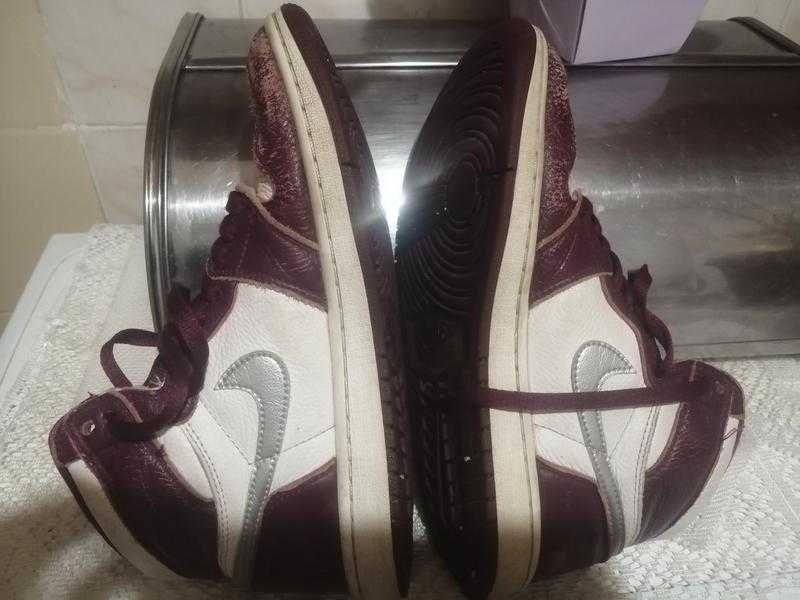 Мужские кроссовки Nike Air Jordan . кожа .