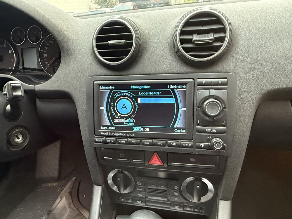 Radio rns e audi a3 8p com cd navegacao