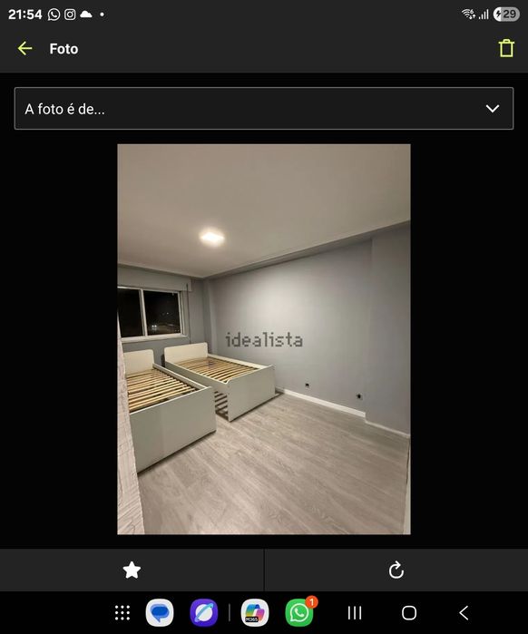 Arrendamento de quarto totalmente renovado.  PARTILHADO  COM  UMA PESS