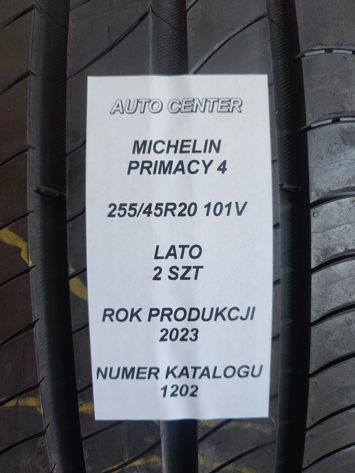 Opony letnie 255/45R20 101V Michelin Primacy 4 | 2szt