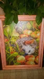 Картина по номерам "Яблочный ежик", 30 х 40 см 140-As