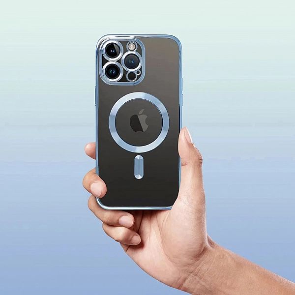 Etui Futerał Electro Mag Cover do iPhone 13 Pro niebieski