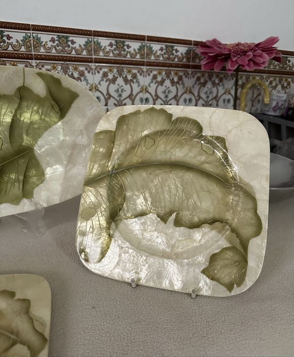 “Pratos” de decoração + suportes