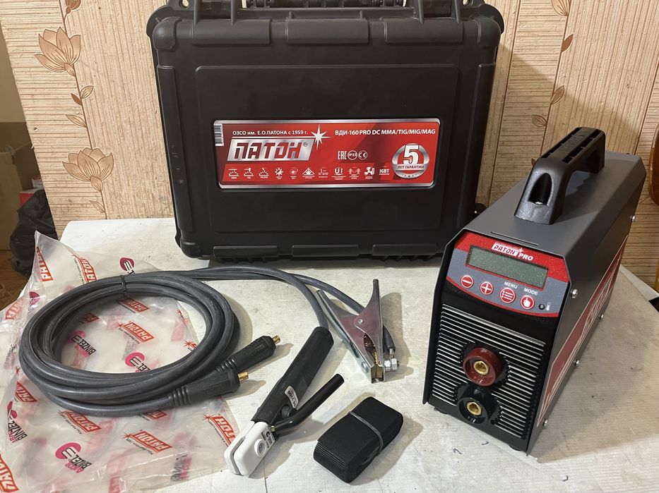 Зварювальний апарат → Патон ВДИ-160PRO DC MMA/TIG/MIG/MAG + КЕЙС !