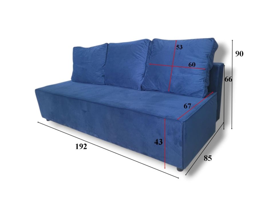 Rozkładana Kanapa Sofa pojemnik funkcja spania łóżko Producent różne k