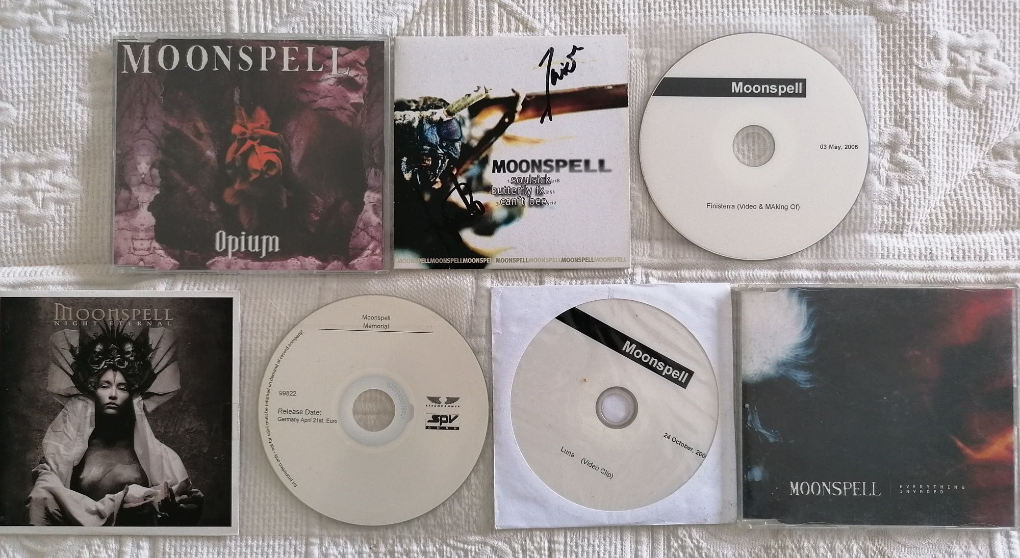 CDS singles e promos Moonspell