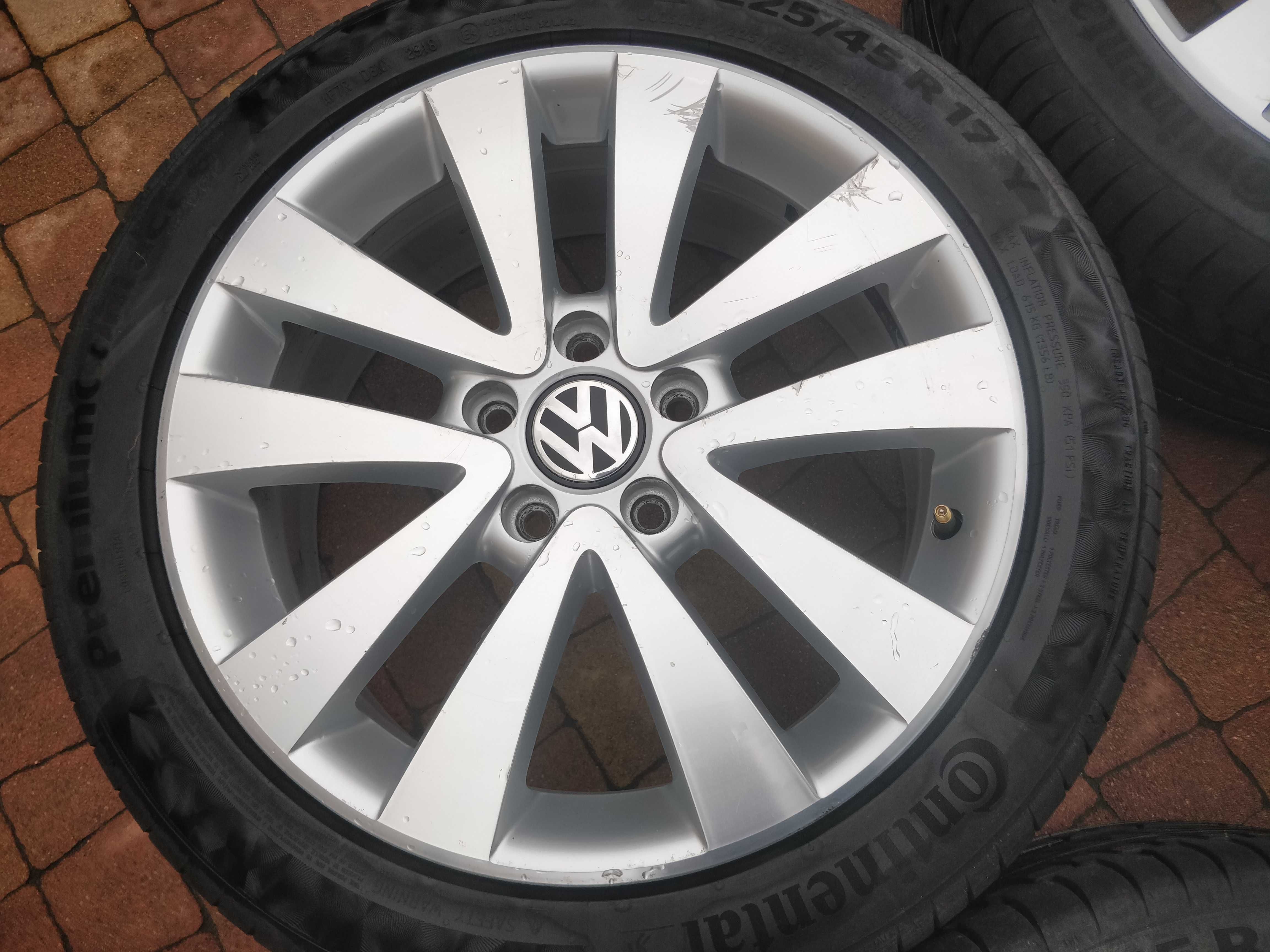 2999. Alufelgi 17" koła letnie Vw Golf VI MK6 225/45/17 5x112 ET54