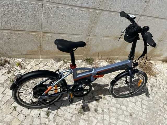 Bicicleta eléctrica dobrável  roda 20” Decathlon Tlt 500