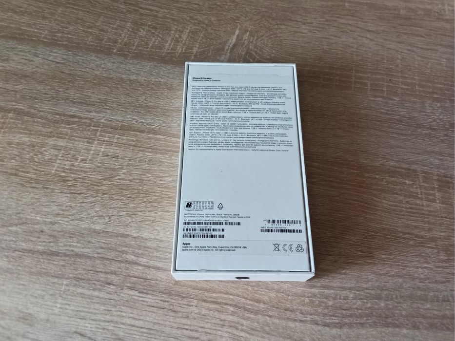Iphon 15 Pro Max 256 GB Tytan IGŁA