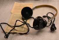 Słuchawki radiowe SR-1 zabytkowe z 1969 r.
