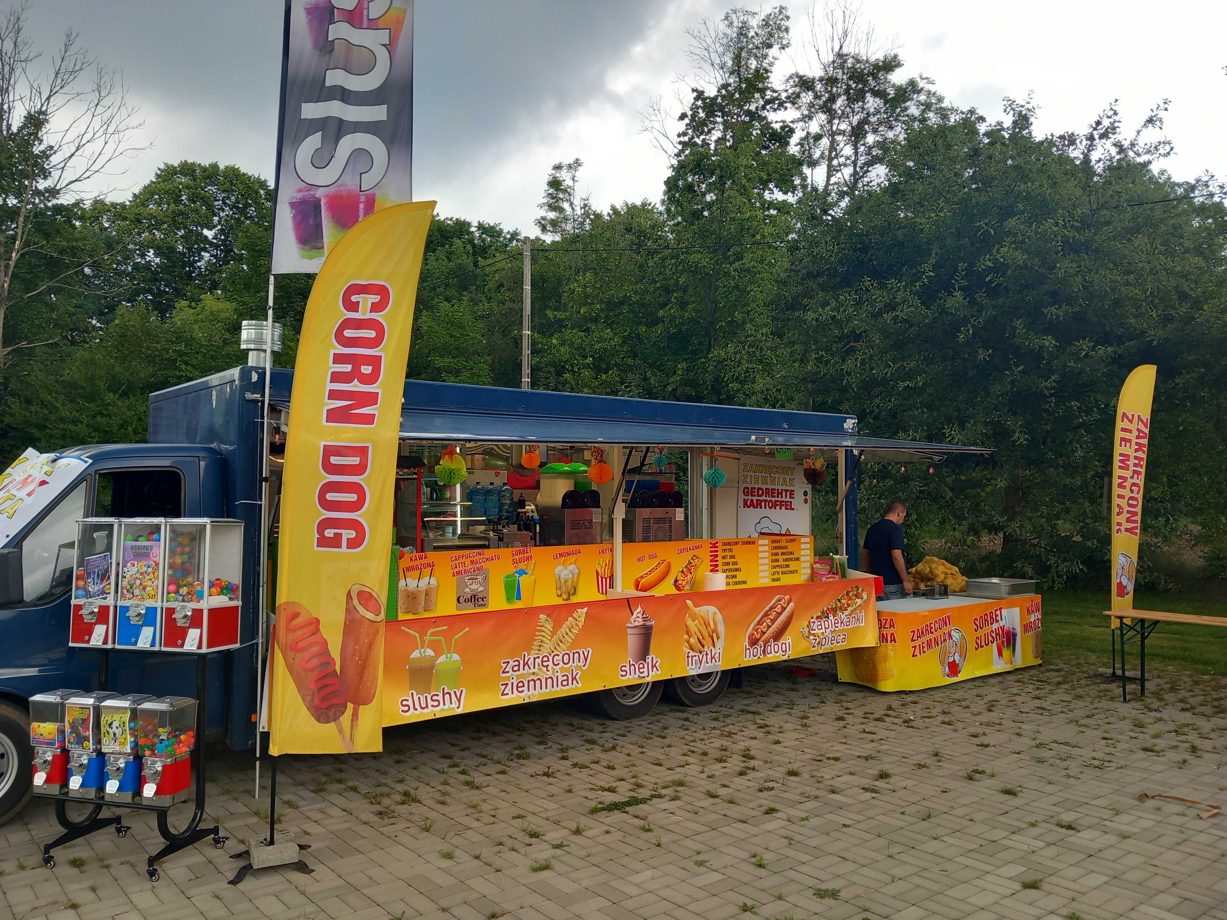 Dożynki imprezy masowe festyny - lody wata cukrowa sorbet kawa mrożona