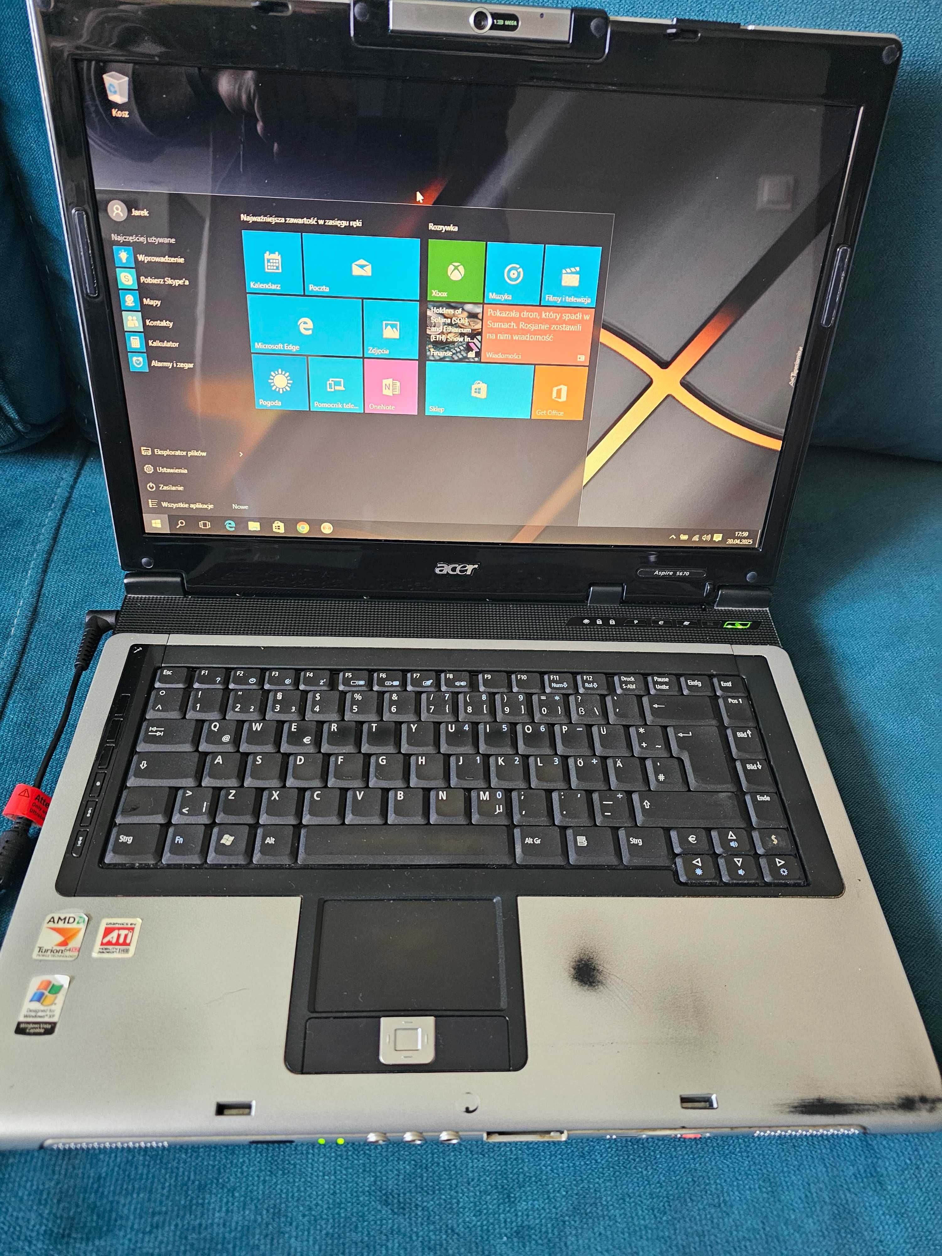 Laptop Acer Aspire 5670