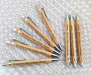 Canetas de bambu personalizadas