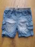 Krótkie spodenki szorty jeansowe rozm.86