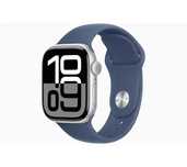Apple Watch Series 10 GPS + Cellular 42mm srebrny z paskiem S/M
