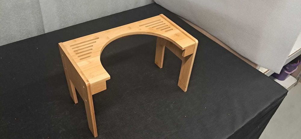 Taboret toaletowy podpórka  Drewno BAMBUS