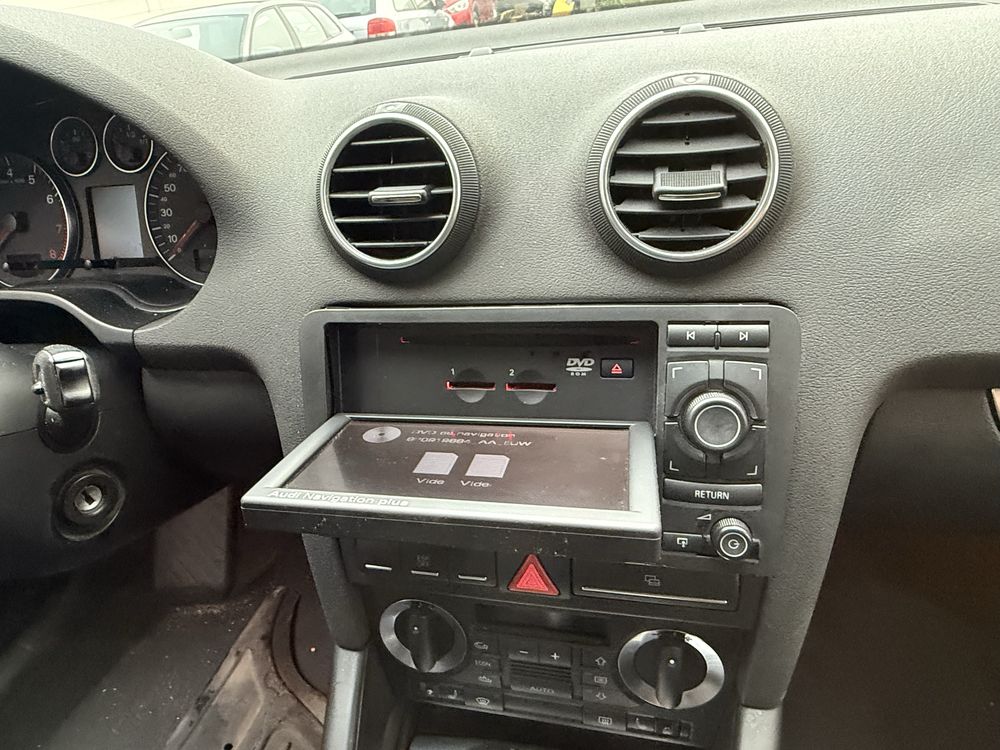 Radio rns e audi a3 8p com cd navegacao