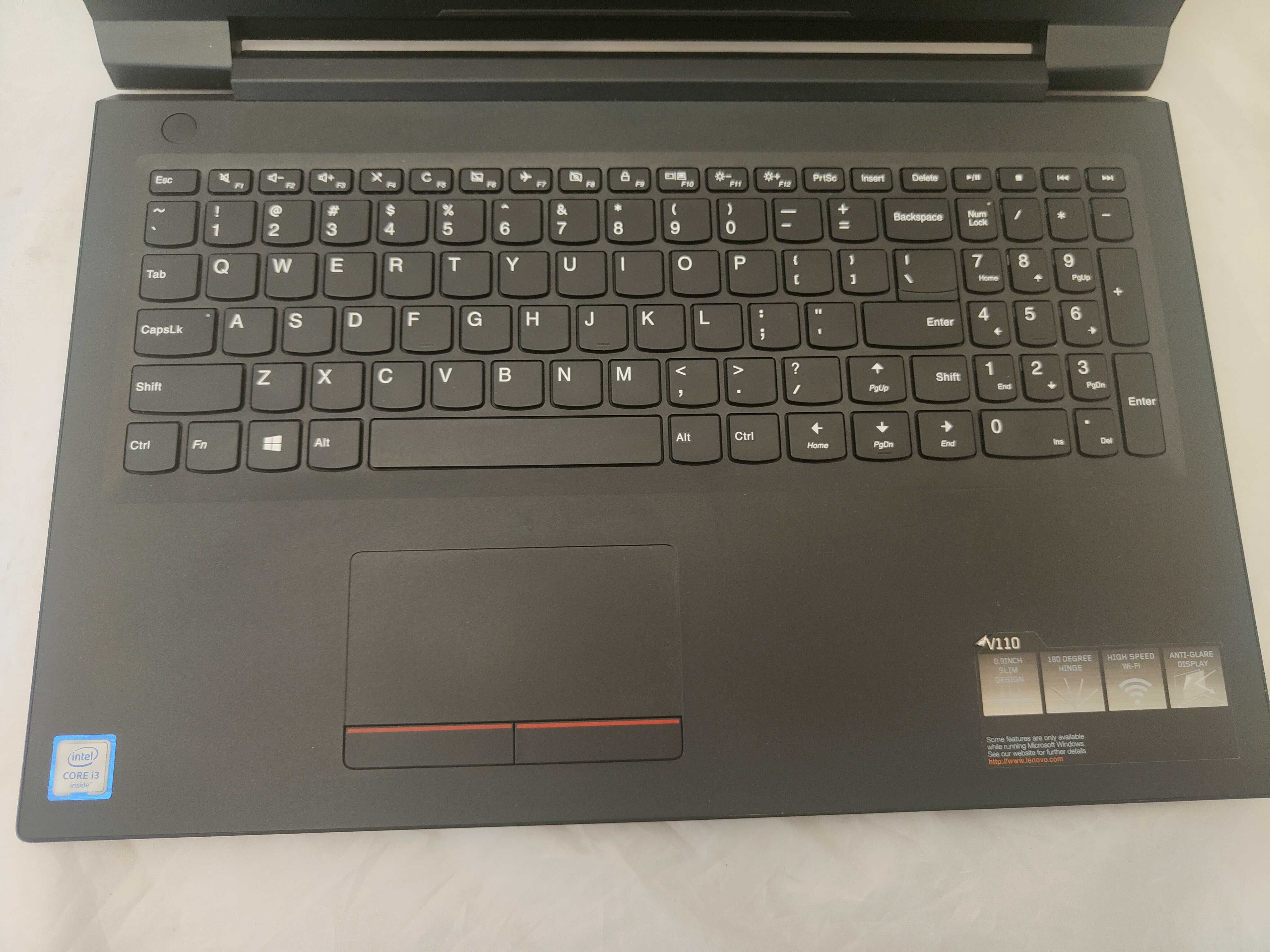 Laptop Lenovo V100-15isk/i3 6gen/8GB DDR 4/256SSD/Bioskomp/GWARANCJA