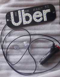 TAXI napis/tabliczka LED Uber