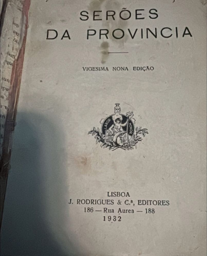 Livro seroes da O Provicia