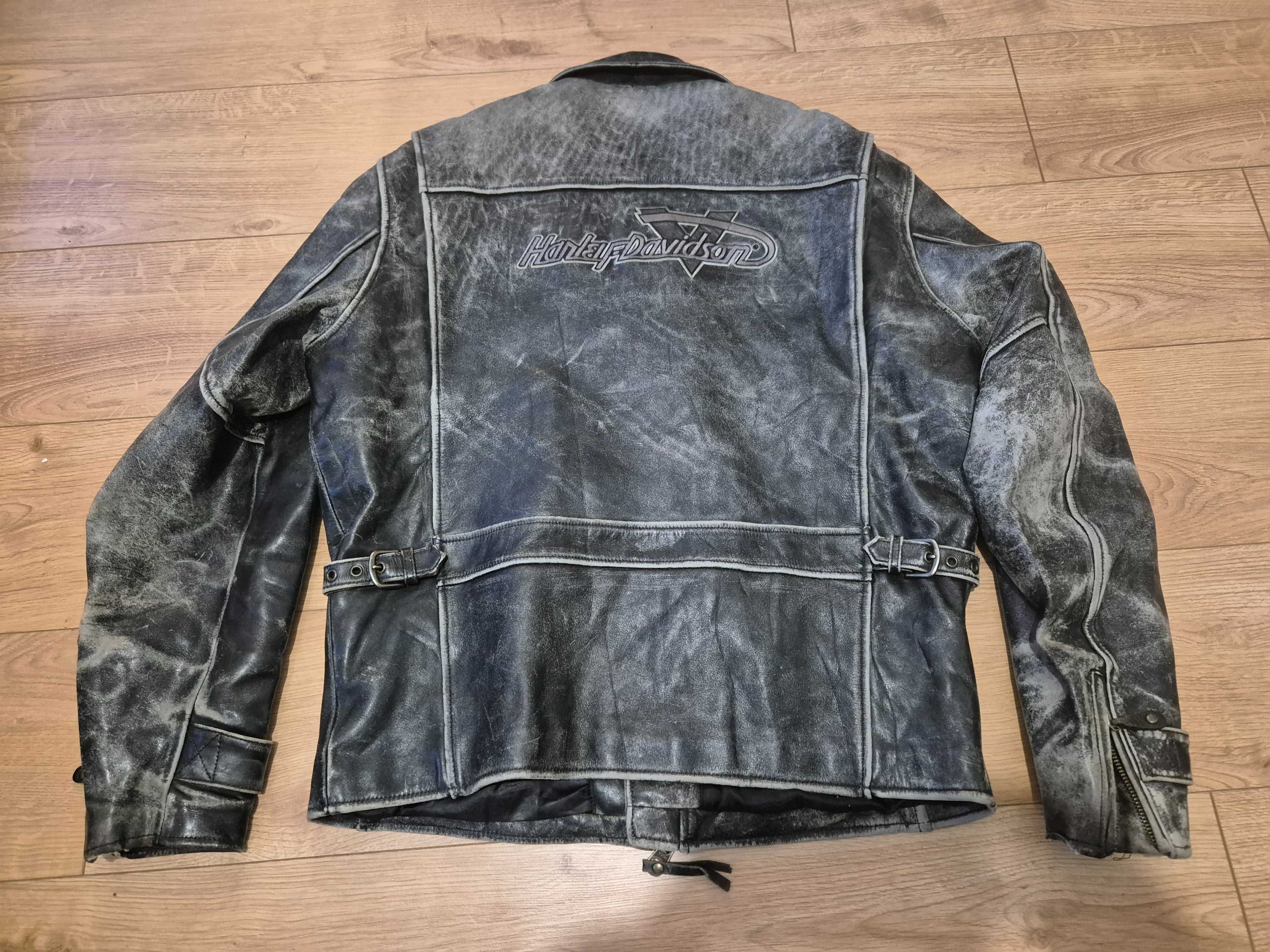 Casaco coçado Harley Davidson tamanho L