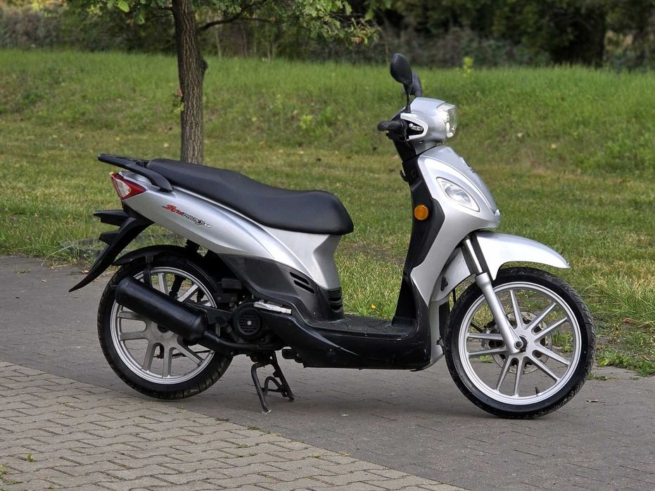 SYM SYMPHONY 50 4t skuter na dużych kołach 16" TYLKO 4189km