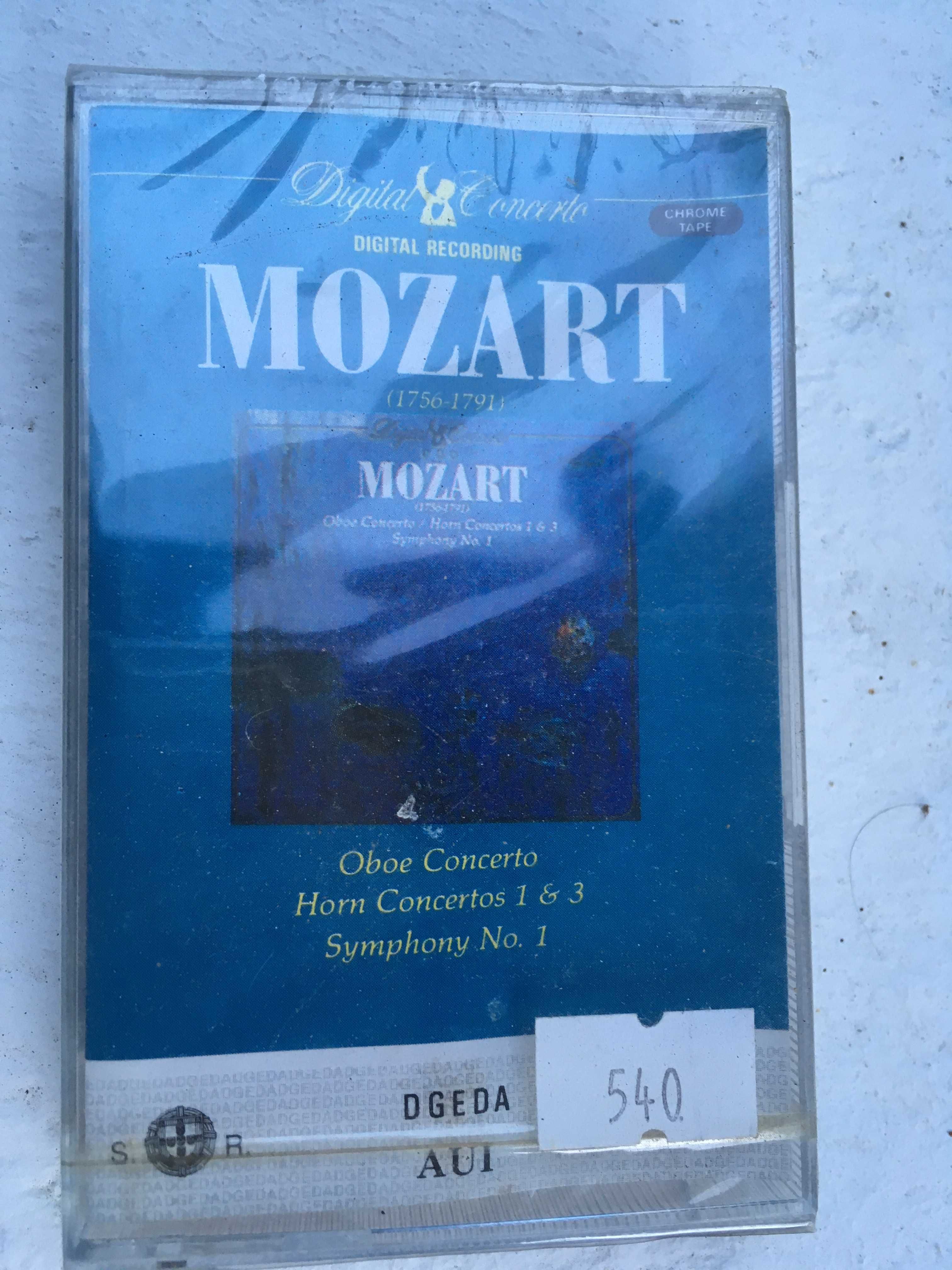 Cassete de áudio nova selada MOZART