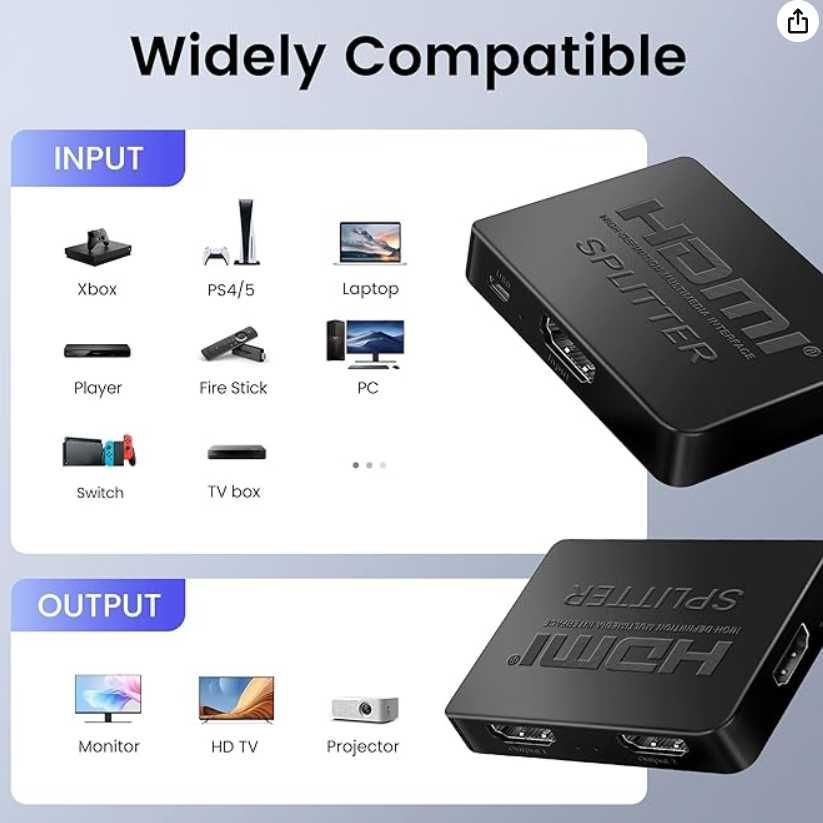 Rozdzielacz (Splitter) HDMI Avedio Links 4K 60Hz