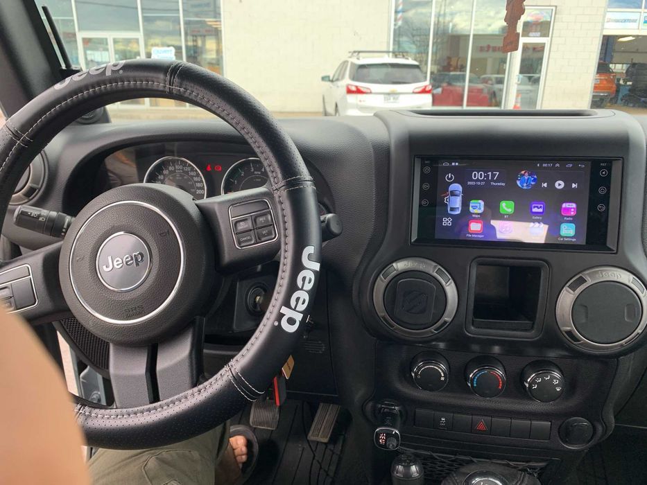 Radio android 12 Jeep chrysler dodge wifi usb PL WYPRZ