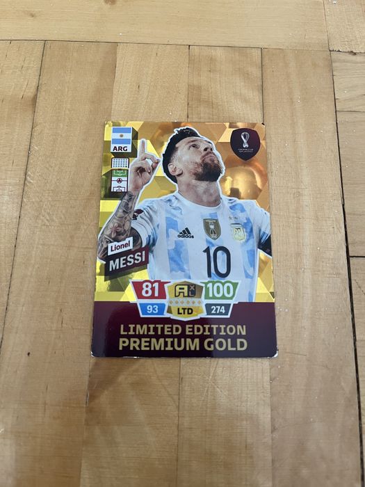 Karta piłkarska FIFA 365 panini ,2022 limited edition premium gold