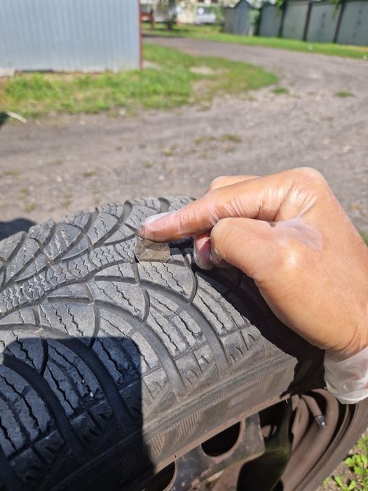 Felgi stalowe 16 VW 5x112 + opony zimowe