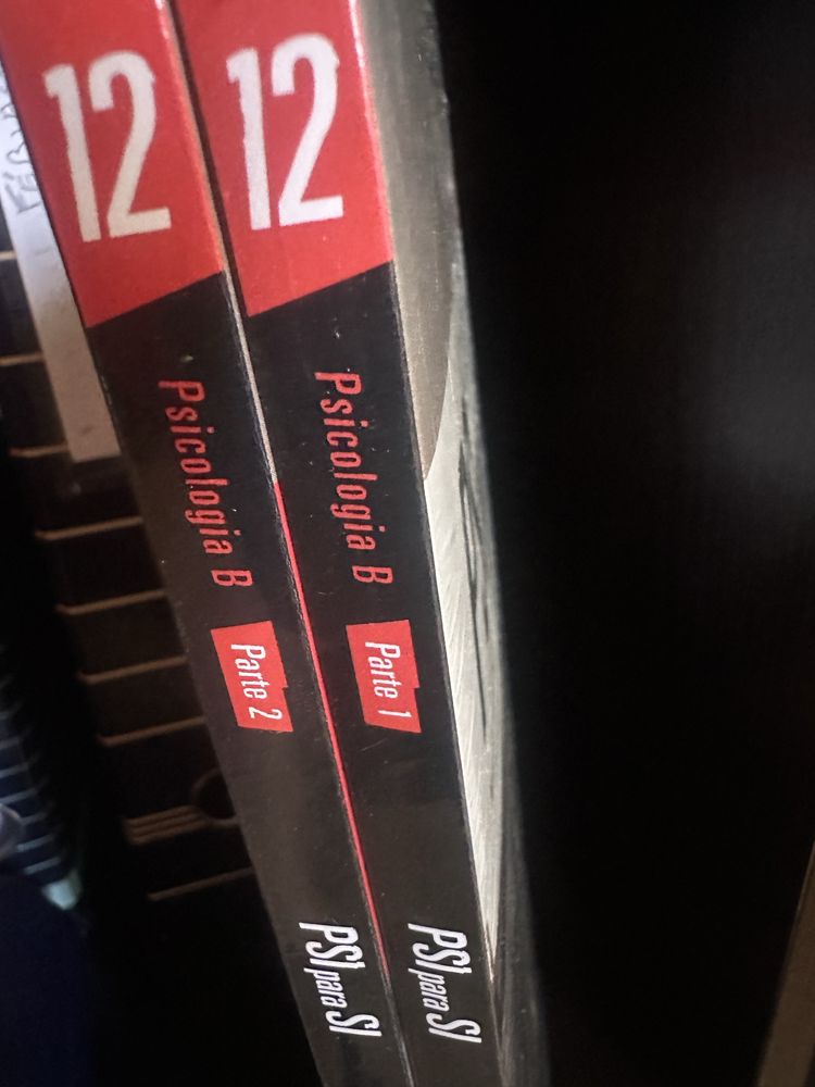 Dois livros novos de psicologia B de 12.ano