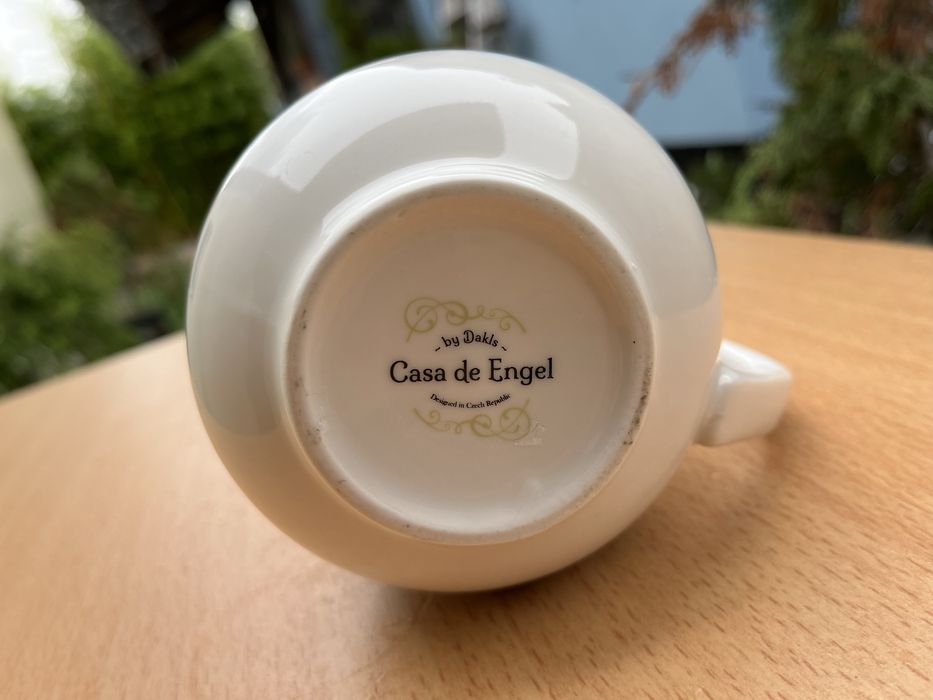 Piękny ceramiczny, kubek czeskiej firmy Casa de Engel, 0,5l nowy
