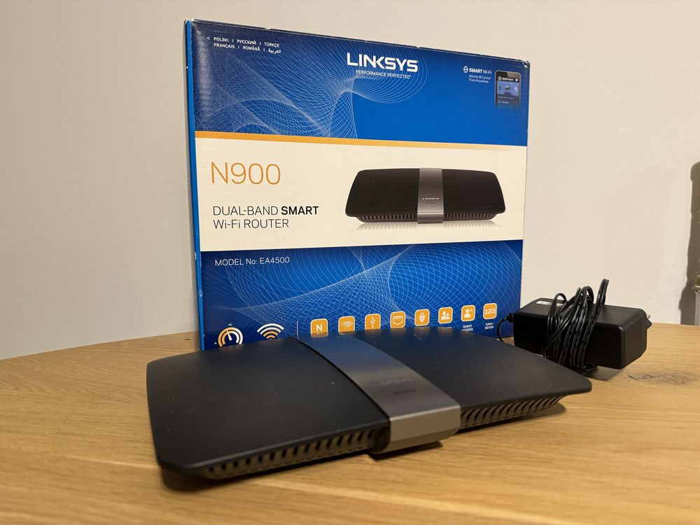 Router WiFi Linksys EA4500 N900 Dual-Band