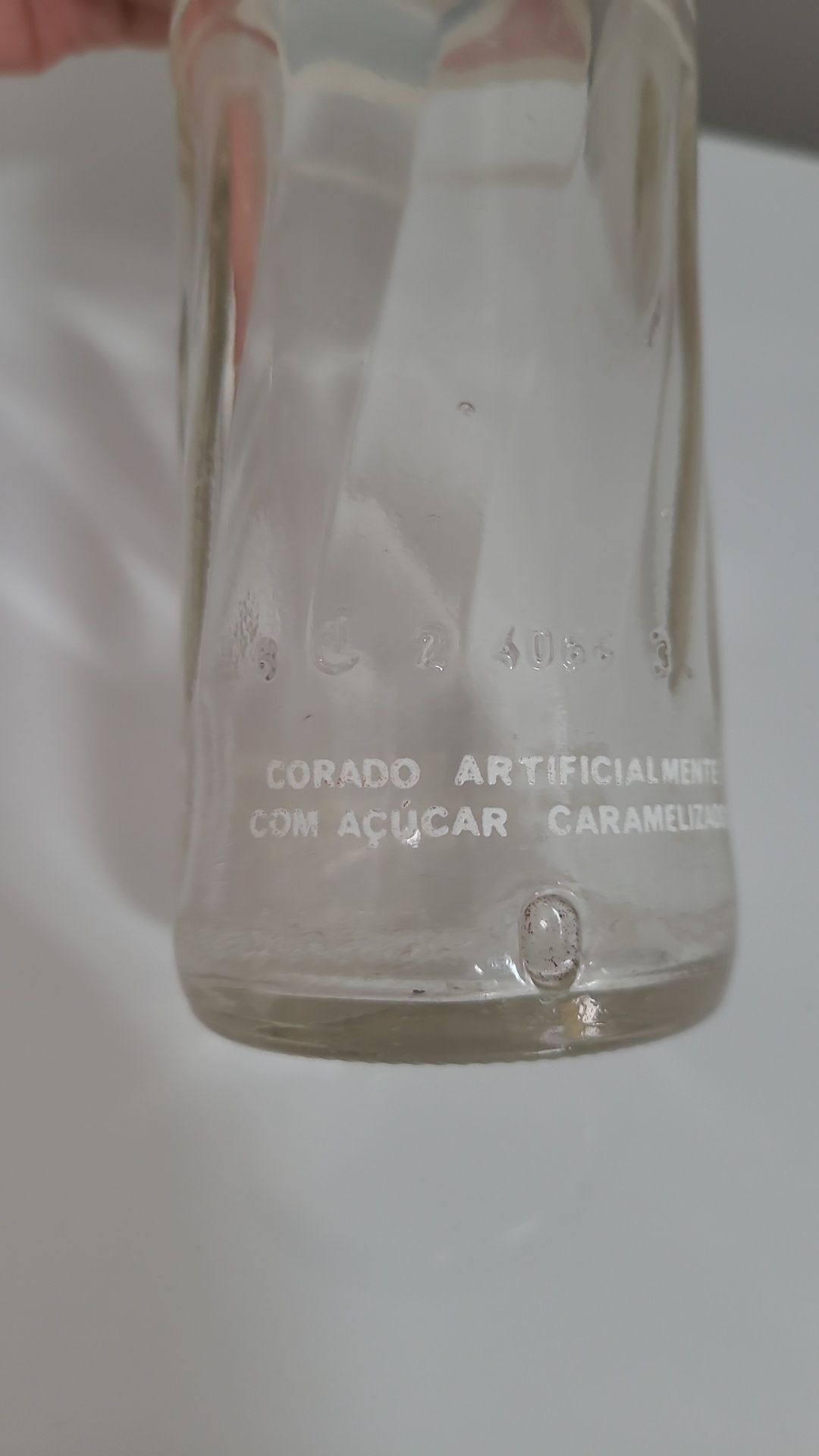Garrafa antiga de Pepsi-Cola pirogravada, 200cc