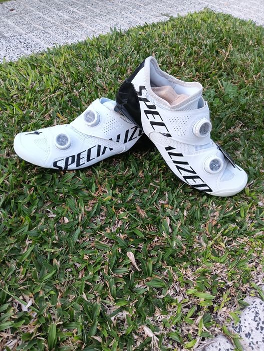 Sapatos de ciclismo Specialized S-Works Ares. Tamanho 41