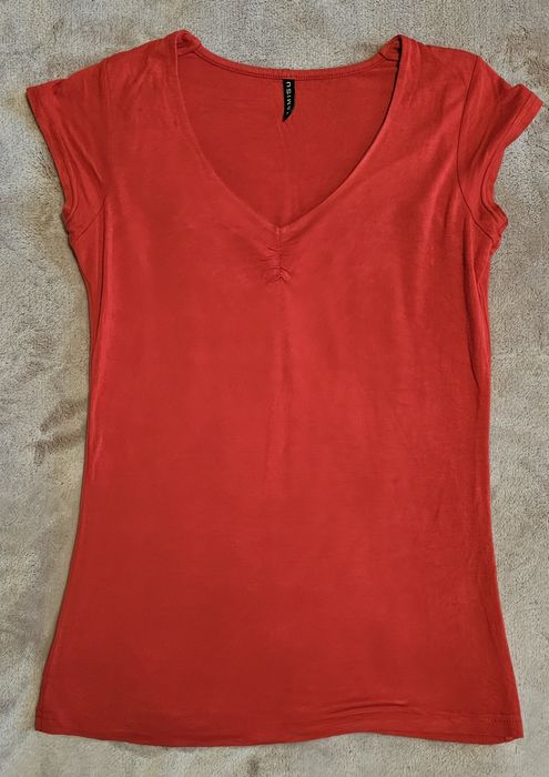 Zestaw 3 bluzki, koszulki z dekoltem